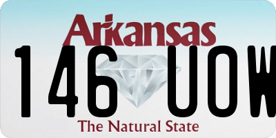 AR license plate 146UOW