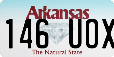 AR license plate 146UOX