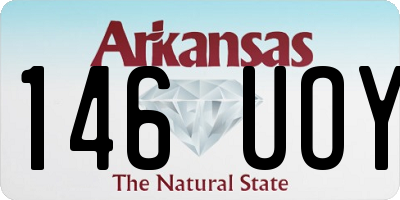 AR license plate 146UOY
