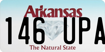 AR license plate 146UPA