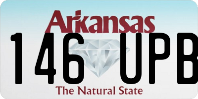 AR license plate 146UPB