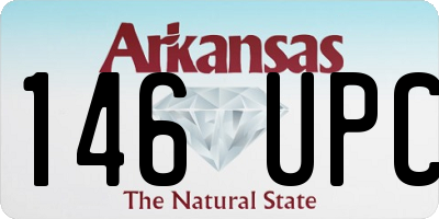 AR license plate 146UPC