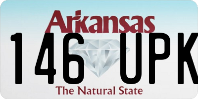 AR license plate 146UPK