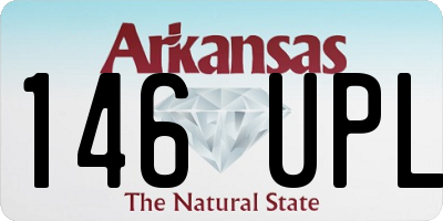 AR license plate 146UPL