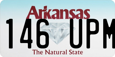 AR license plate 146UPM