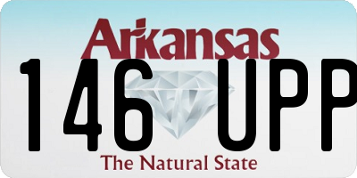 AR license plate 146UPP
