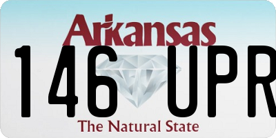 AR license plate 146UPR