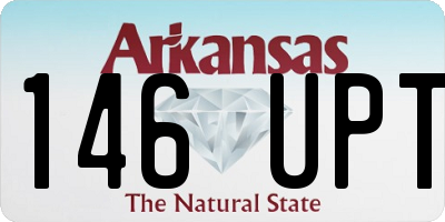 AR license plate 146UPT