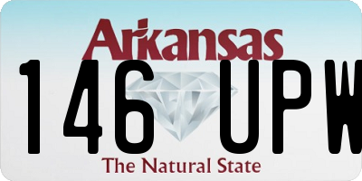 AR license plate 146UPW