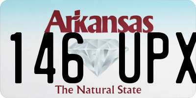 AR license plate 146UPX