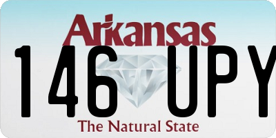 AR license plate 146UPY