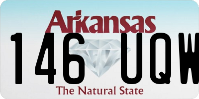 AR license plate 146UQW