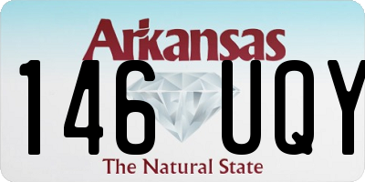 AR license plate 146UQY