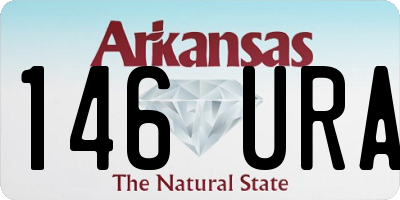 AR license plate 146URA