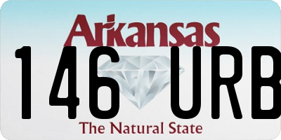AR license plate 146URB