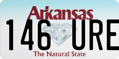 AR license plate 146URE