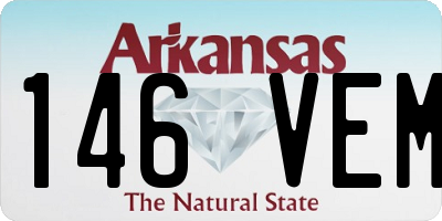 AR license plate 146VEM