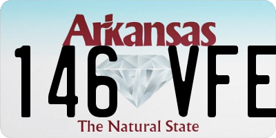 AR license plate 146VFE