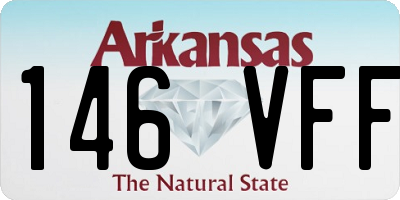 AR license plate 146VFF