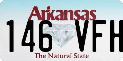 AR license plate 146VFH