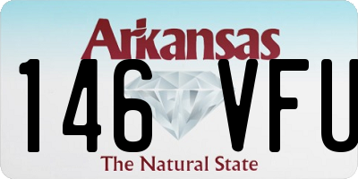 AR license plate 146VFU