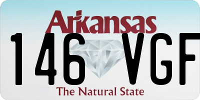 AR license plate 146VGF