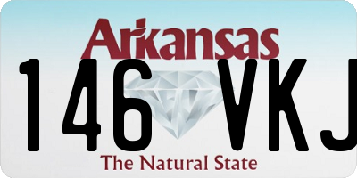 AR license plate 146VKJ