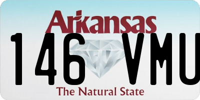 AR license plate 146VMU