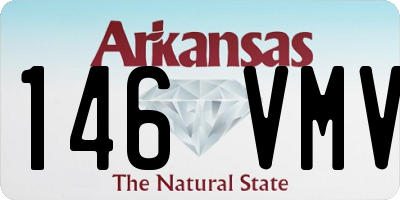 AR license plate 146VMV