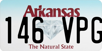 AR license plate 146VPG