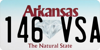 AR license plate 146VSA
