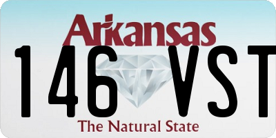 AR license plate 146VST