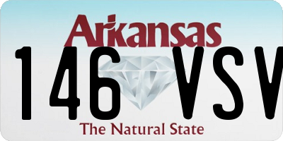 AR license plate 146VSV