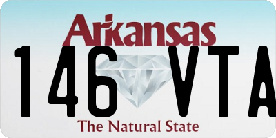 AR license plate 146VTA