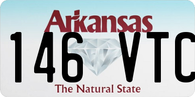 AR license plate 146VTC