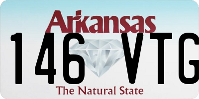 AR license plate 146VTG