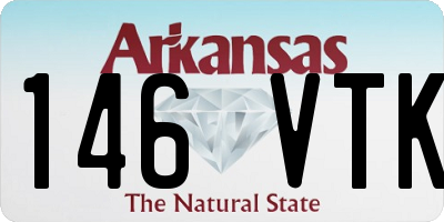 AR license plate 146VTK