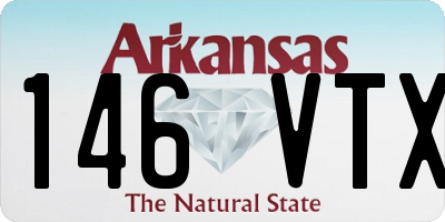 AR license plate 146VTX