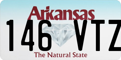 AR license plate 146VTZ