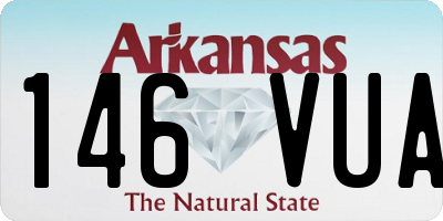 AR license plate 146VUA