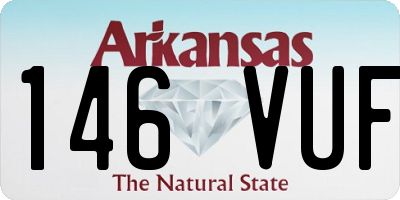 AR license plate 146VUF