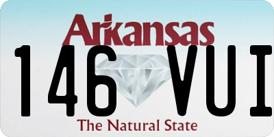 AR license plate 146VUI