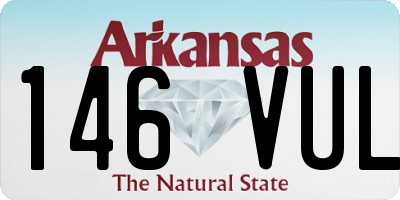 AR license plate 146VUL