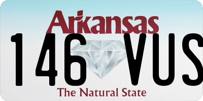 AR license plate 146VUS