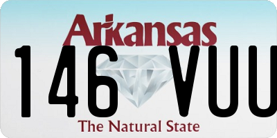 AR license plate 146VUU