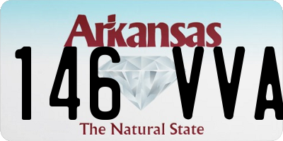 AR license plate 146VVA