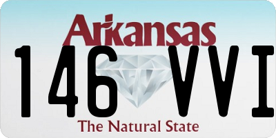 AR license plate 146VVI