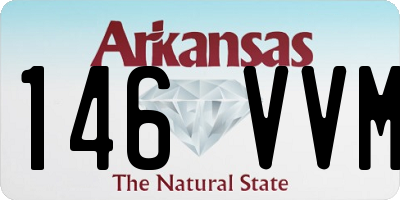 AR license plate 146VVM