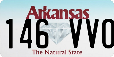 AR license plate 146VVO