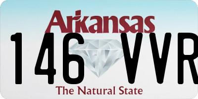 AR license plate 146VVR